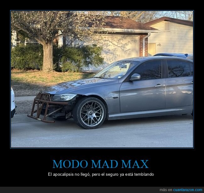 apocalipsis,vecino,coche,blindaje,garaje