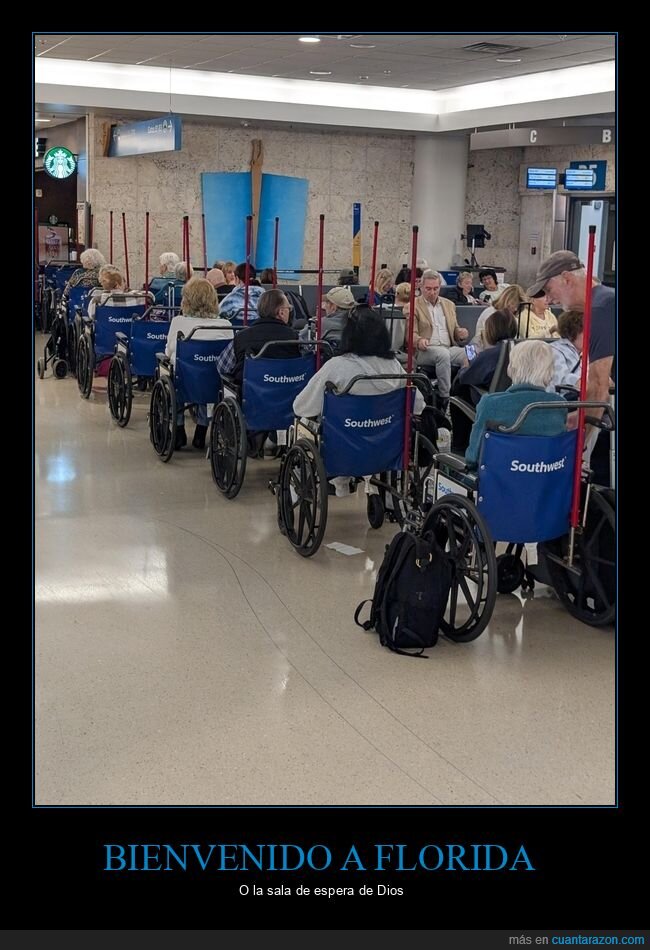 Florida,aeropuerto,sillasderuedas,cola,turismo