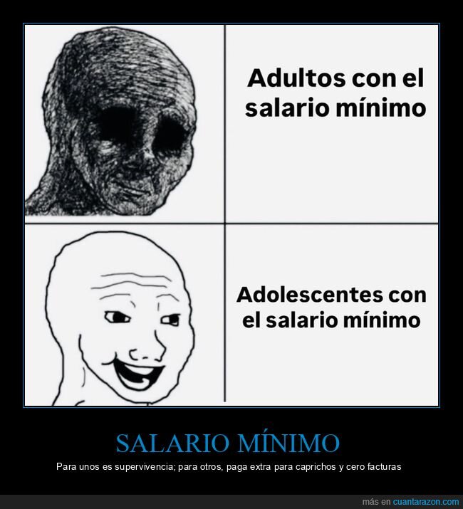 salario,adultos,adolescentes,trabajo,comparaci&oacute;n