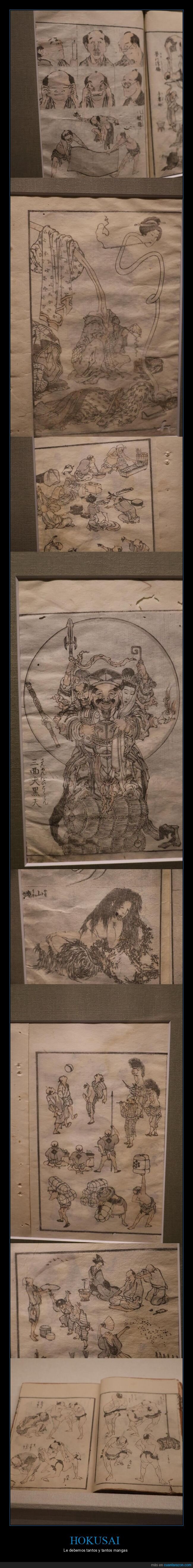 Hokusai,manga,museo,boceto,arte