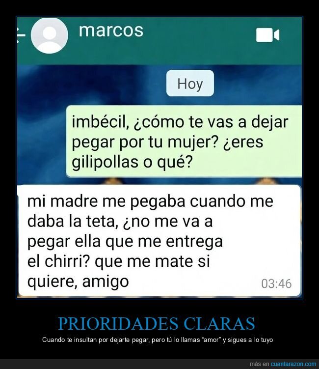 whatsapp,chat,pareja,discusi&oacute;n,machismo