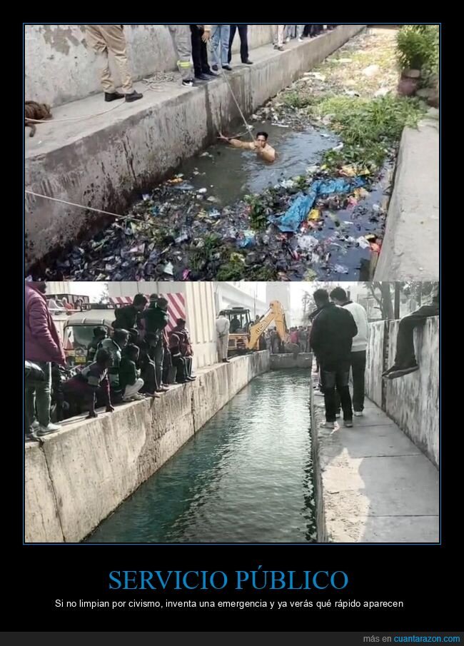 alcantarilla,limpieza,polic&iacute;a,enga&ntilde;o,basura