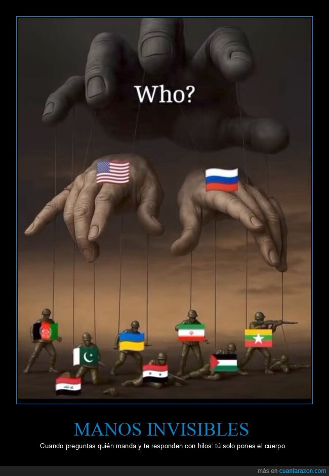 titiriteros,geopol&iacute;tica,guerra,propaganda,marionetas