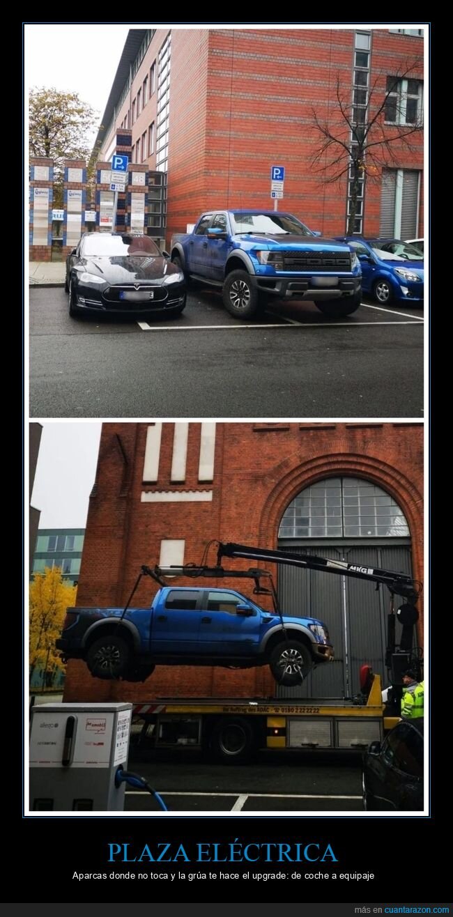 recarga,gr&uacute;a,remolque,parking,enchufe