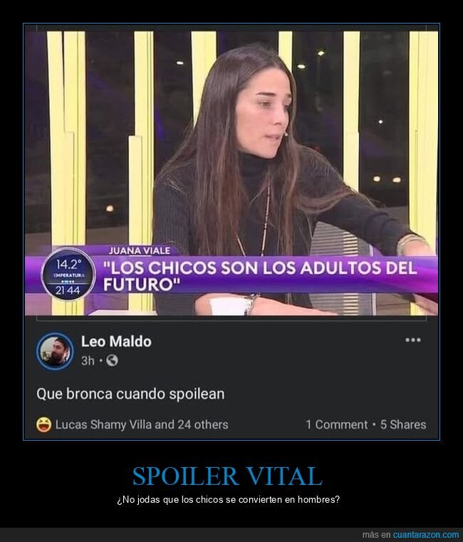spoiler,televisi&oacute;n,frases,bronca,futuro