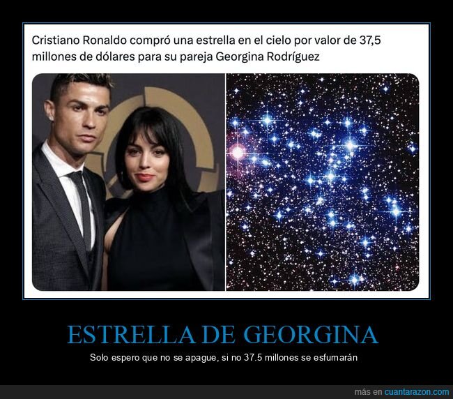 estrella,lujo,cristiano ronaldo,georgina,millonario,romanticismo