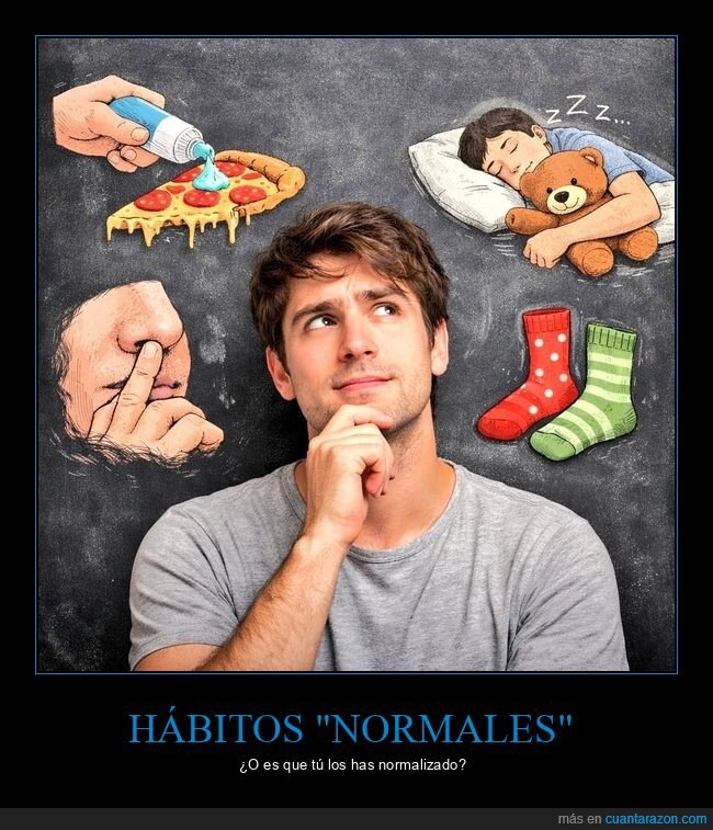 man&iacute;as,h&aacute;bitos,rareza,cotidiano,pregunta