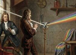 Enlace a Isaac Newton inventó el primer “láser gay” en 1665 para volver gay a la gente (humor, que hay que explicar todo)