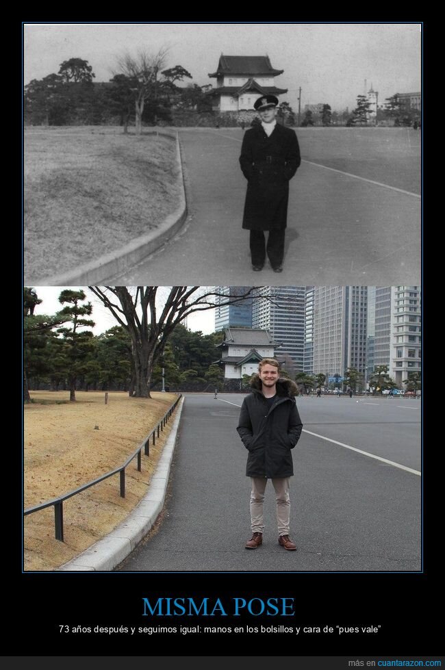 Tokio,abuelo,nieto,comparativa,tiempo