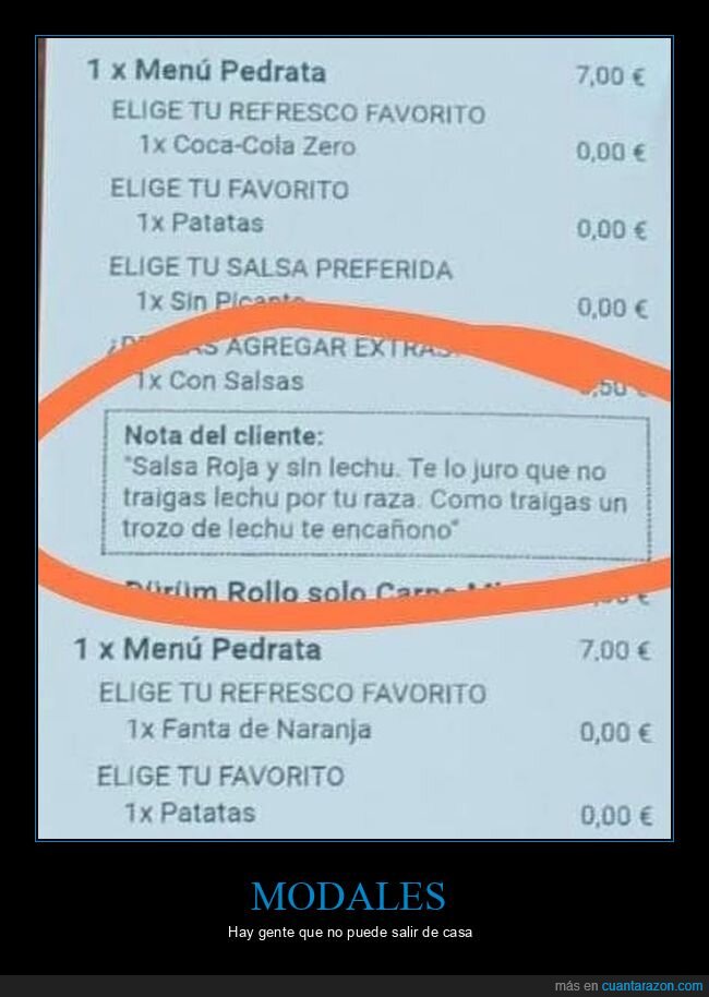 ticket,letrero,lechuGa,amenaza,restaurante