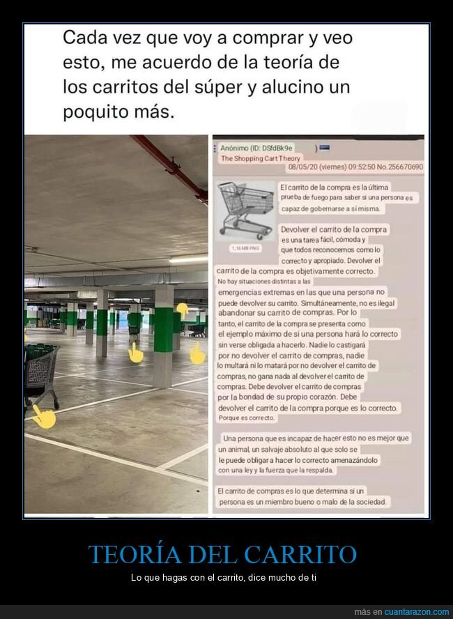 carritos,supermercado,civismo,sociedad,incivismo