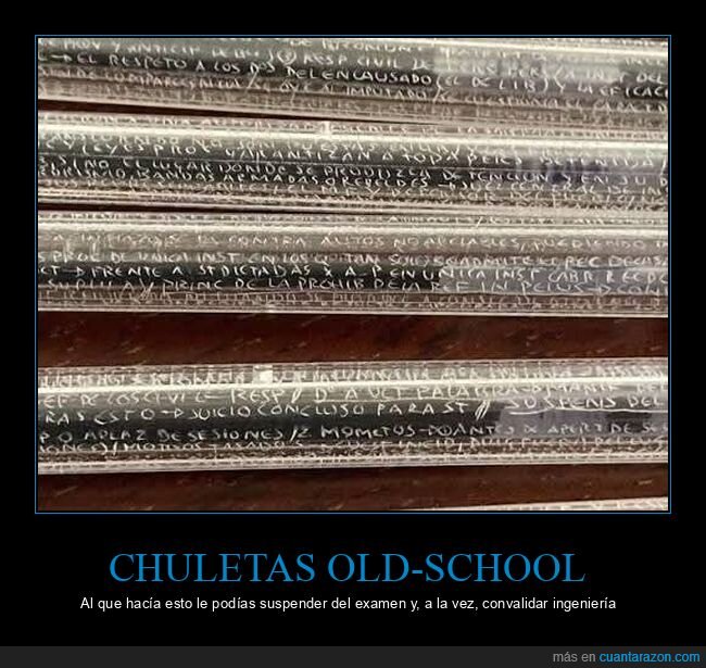 examen,chuleta,ingenieria,apuntes,trampa