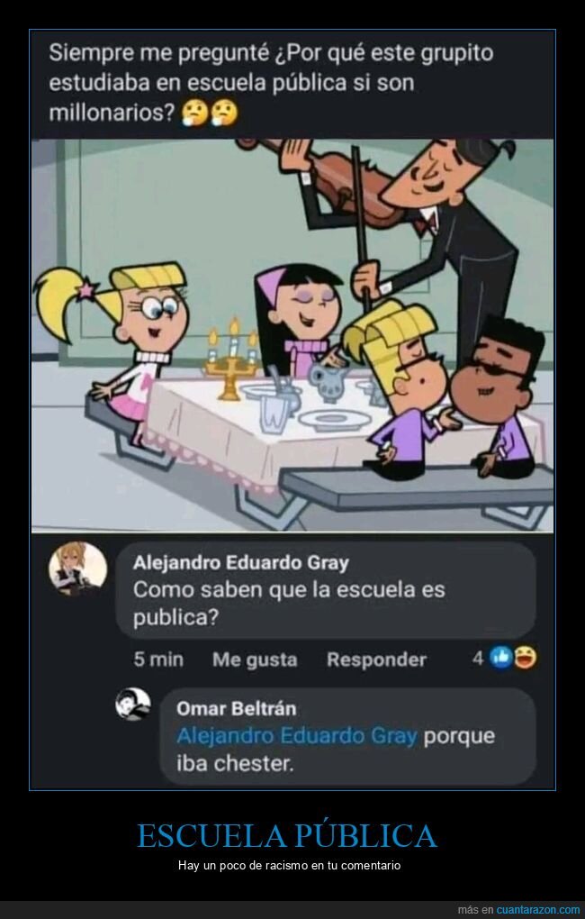 millonarios,escuela,comedores,beca,comentarios