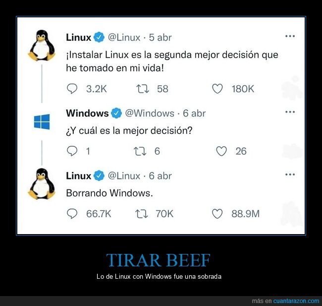 Linux,Windows,desinstalaci&oacute;n,troleo,tecnolog&iacute;a