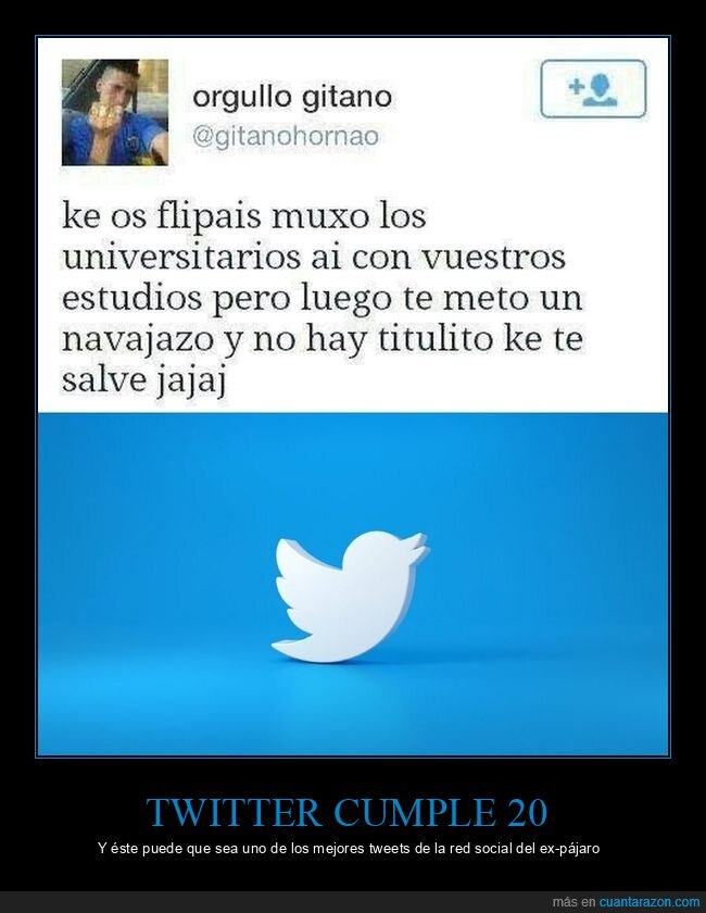 Twitter,aniversario,tuit,orgullo,universidad