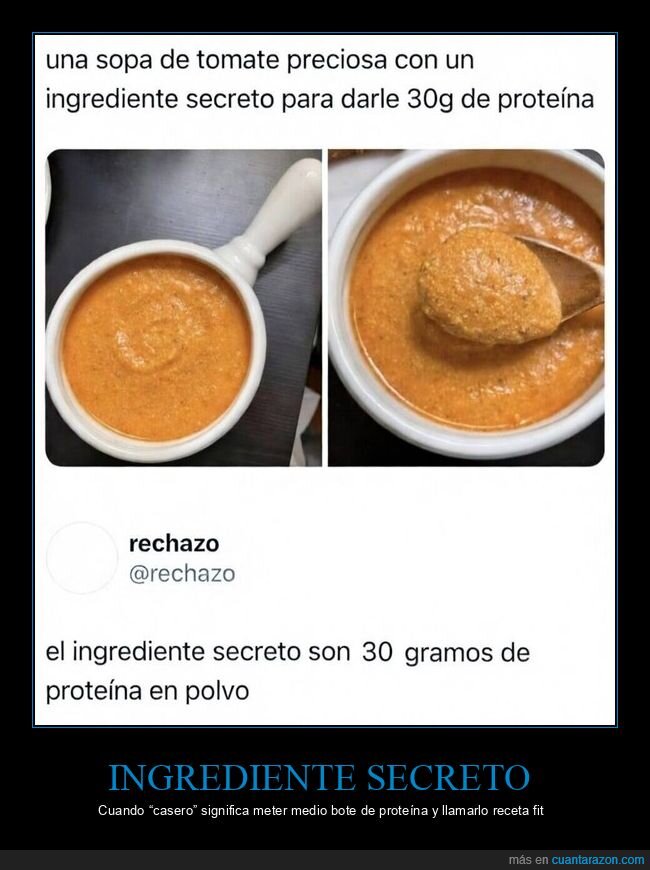sopa,tomate,prote&iacute;na,receta,fitness