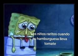 Enlace a Yo cuando mi hamburguesa trae tomate