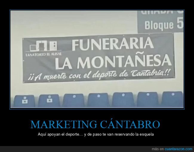 Cantabria,funeraria,publicidad,deporte,confusi&oacute;n