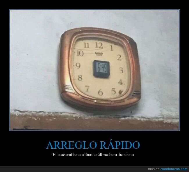 backend,frontend,parche,deploy,reloj