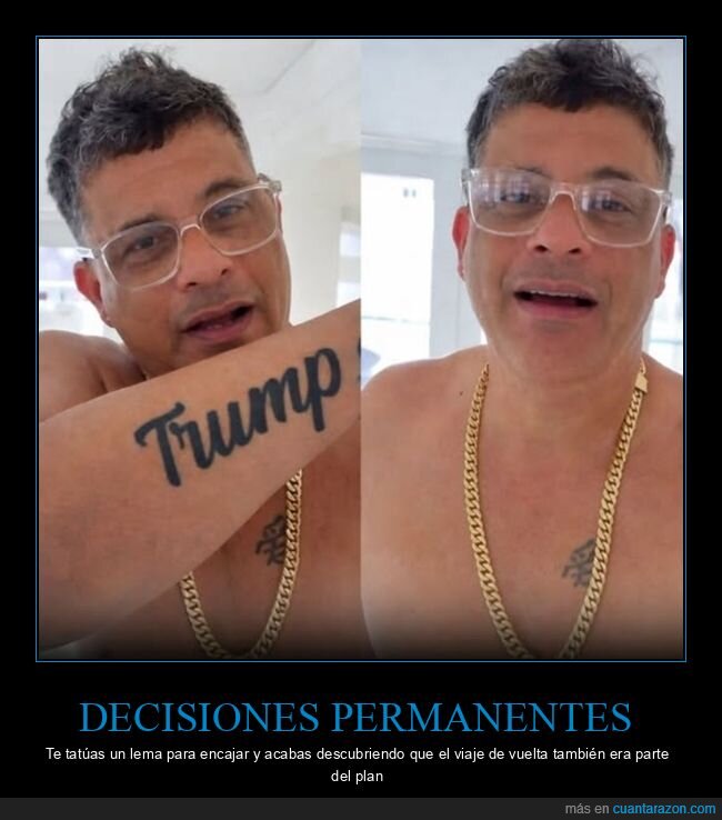 tatuaje,deportaci&oacute;n,Trump,pol&iacute;tica,karma