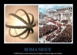Enlace a Una civilización a 2000 años luz de distancia que observara la Tierra hoy vería el Imperio Romano.