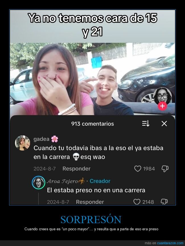 diferencia,edad,pareja,comentarios,sorpresa