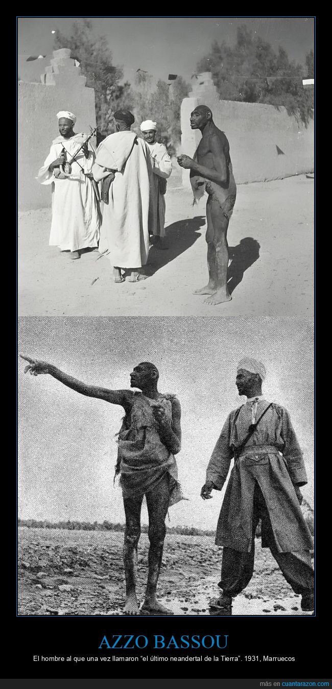 Neandertal,Marruecos,1931,prehistoria,retrato