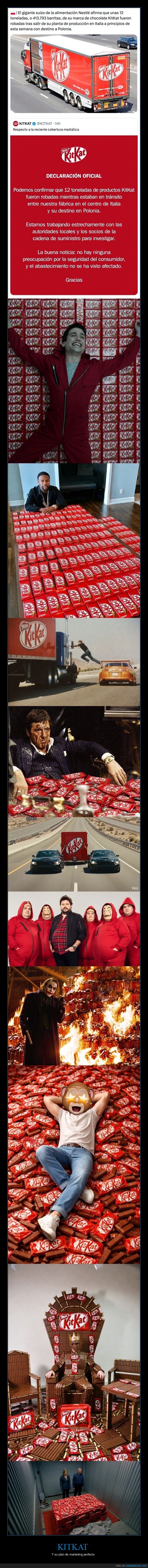 kitkat,robo,toneladas,chocolate,camion