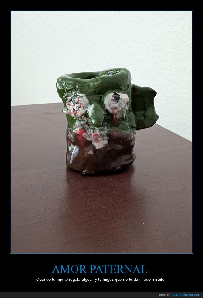 ceramica,manualidades,regalo,infancia,terror