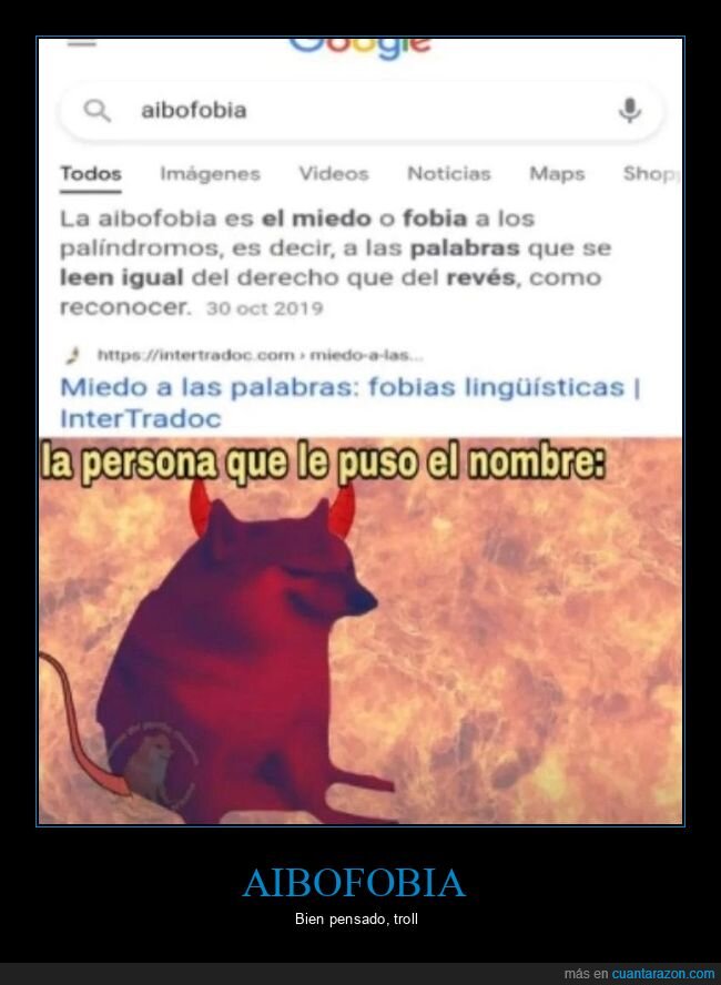 aibofobia,palindromos,google,fobias,linguistica