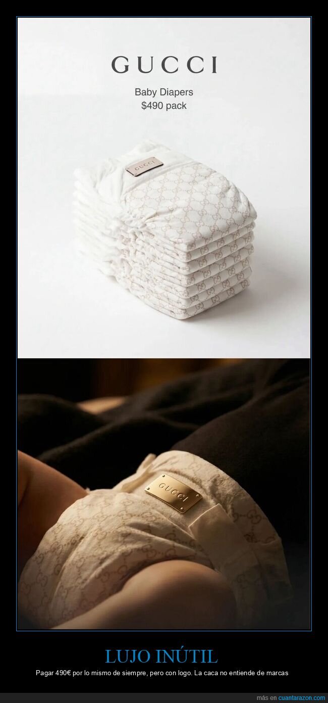 Gucci,pa&ntilde;ales,lujo,beb&eacute;,precio