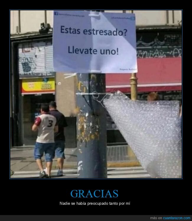 estres,burbujas,cartel,regalo,calle
