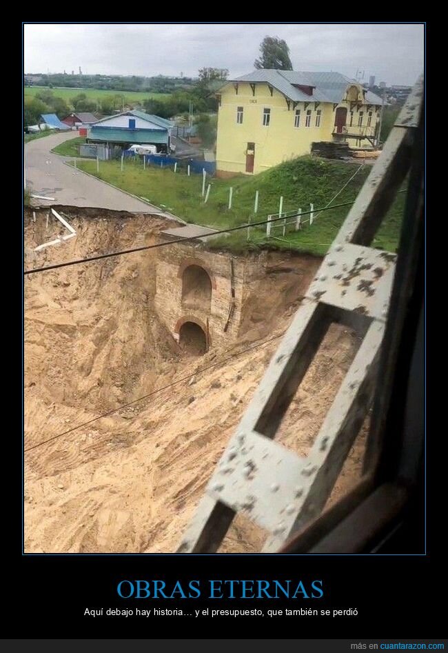 derrumbe,t&uacute;nel,barro,obras,arqueolog&iacute;a
