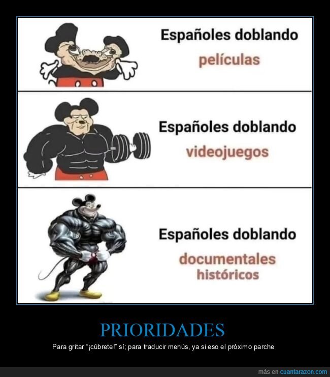 doblaje,videojuegos,traducci&oacute;n,Espa&ntilde;a,Mickey