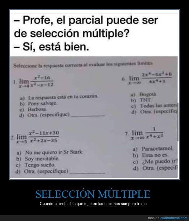 examen,matem&aacute;ticas,profesor,troleo,universidad