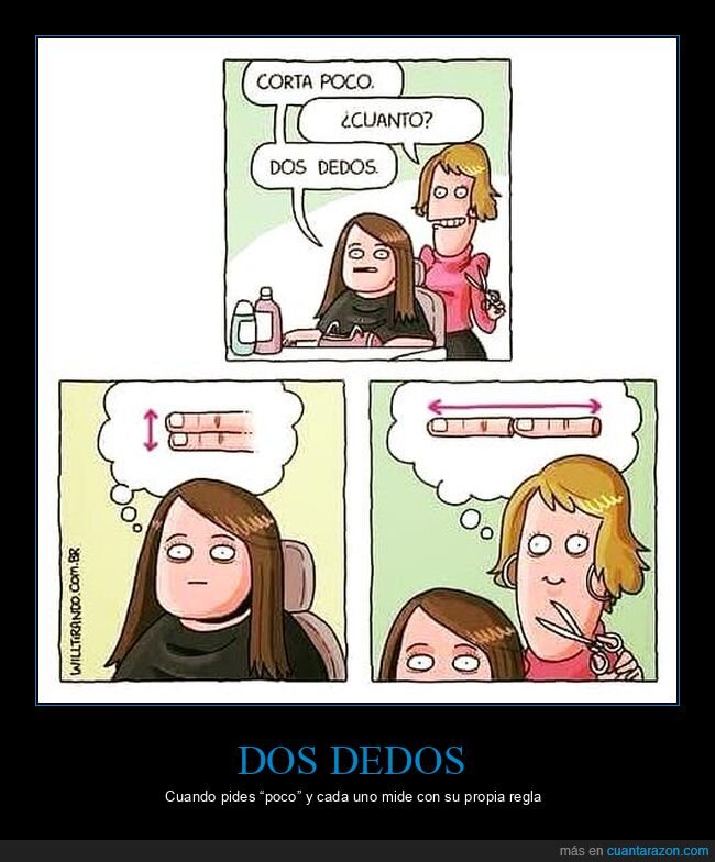 peluquer&iacute;a,malentendido,corte,medidas,tijeras