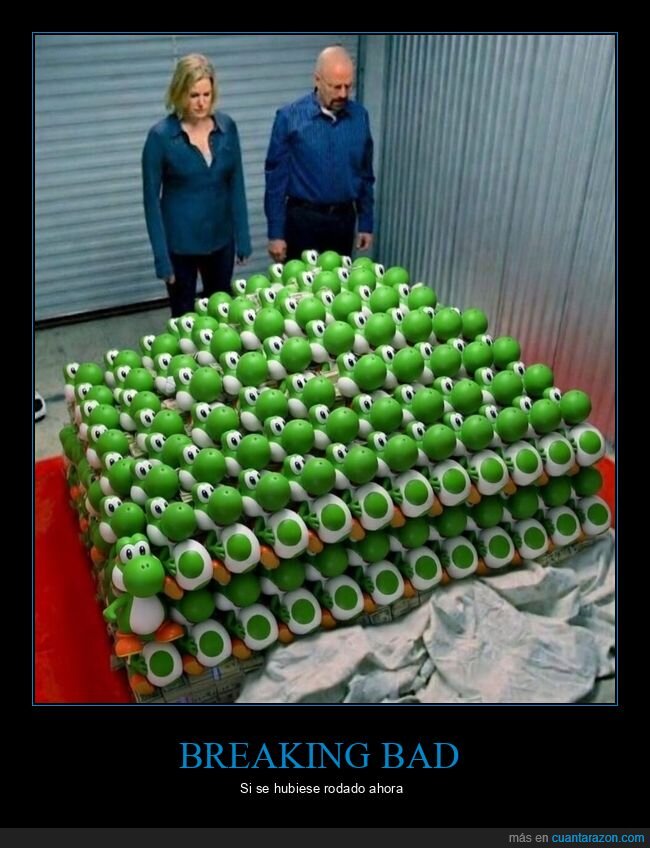 breakingbad,yoshi,huevos,contrabando,parodia