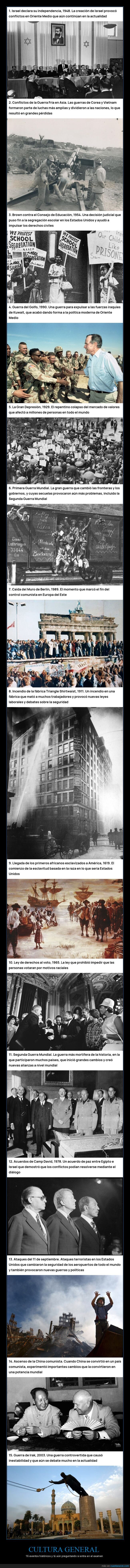 historia,eventos,curiosidades,lista,aprendizaje