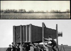 Enlace a Se construyó una cámara gigante para fotografiar el tren 