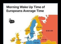 Enlace a En Europa hasta para levantarse hay diferencias