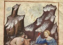 Enlace a Acabo de descubrir que esta escena medieval de una pelea de bolas de nieve, tomada del Tacuinum Sanitatis de alrededor de 1390-1400, es en realidad un consejo de salud de un médico del siglo XIV
