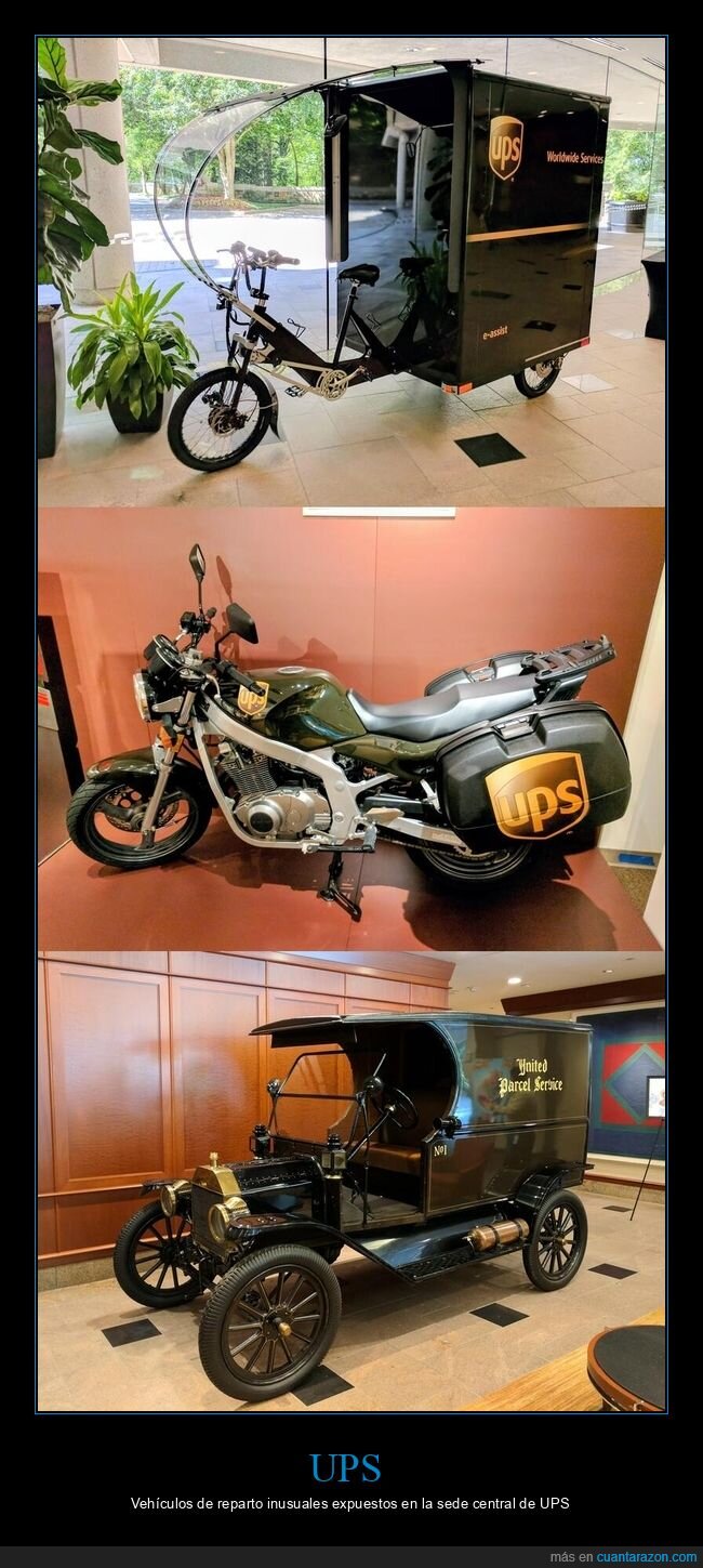 UPS,reparto,log&iacute;stica,veh&iacute;culos,exposici&oacute;n
