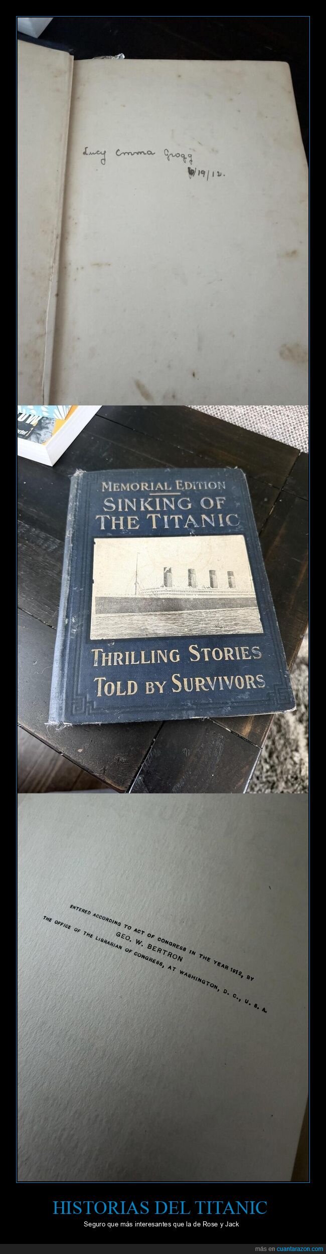 Titanic,exclusiva,libro,historia,hundimiento