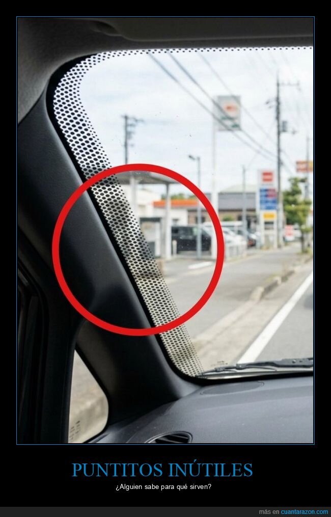 coche,parabrisas,puntitos,duda,interior