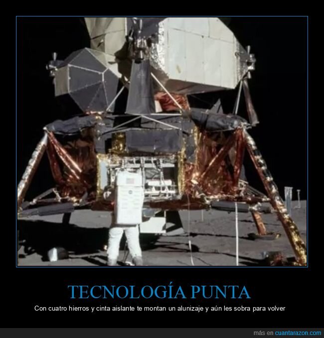 alunizaje,nasa,chapuza,tendedero,tecnolog&iacute;a