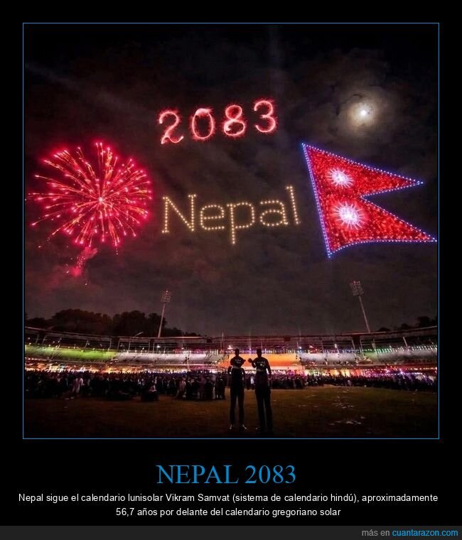 Nepal,calendario,fuegos,futuro,celebraci&oacute;n