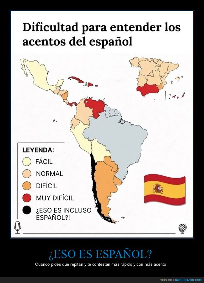 acentos,espa&ntilde;ol,mapa,dialectos,confusi&oacute;n
