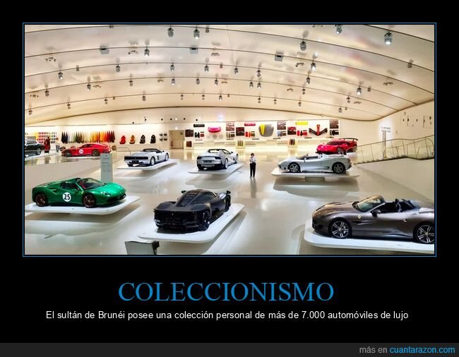 lujo,coches,colecci&oacute;n,garaje,Ferrari