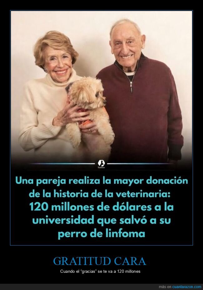 donaci&oacute;n,veterinaria,universidad,perro,gratitud