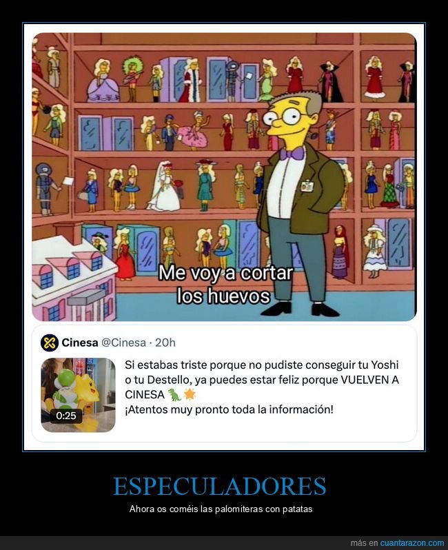 Wallapop,reventa,Yoshi,Cinesa,coleccionismo